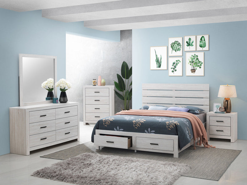 Brantford Wood Storage Panel Bed