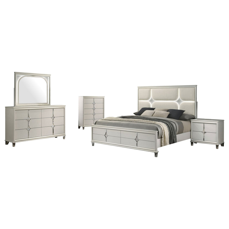 Olivia 4 & 5 Piece Bedroom Set E.King, Queen, & Cal.King