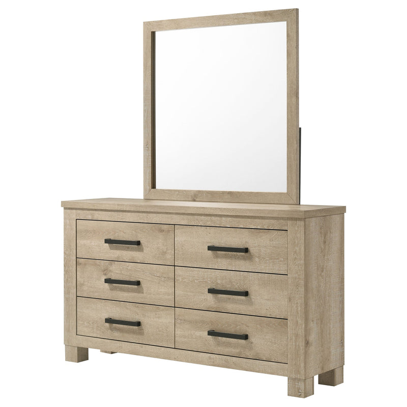 Oakglen Dresser With Mirrors