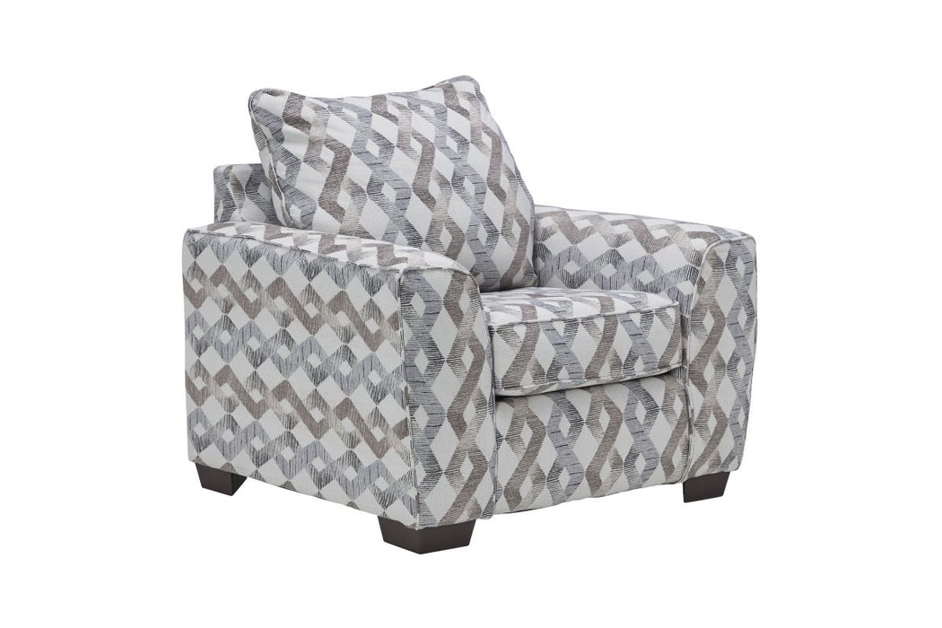 1250 Accent chair in Roman Steel