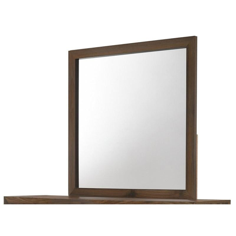 Crown Mark Millie Mirror in Brown Cherry
