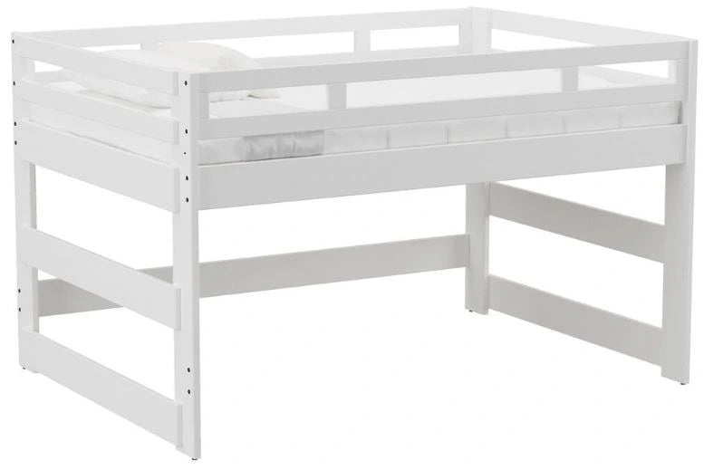 Elements International Cali Kids Full Junior Loft Bed in White MY-10700-7-FJL1