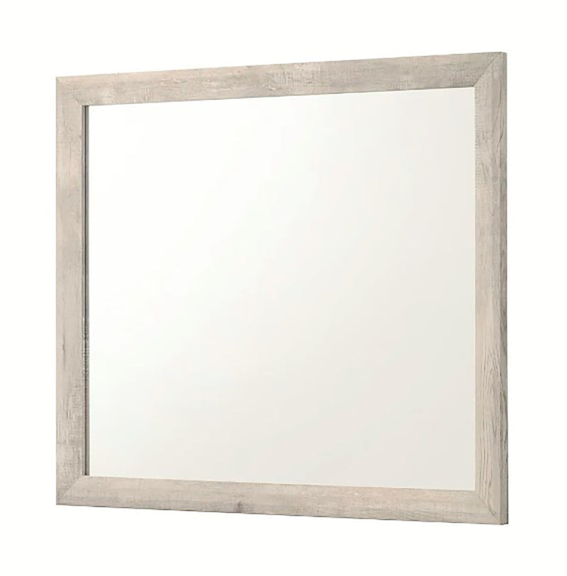 Crown Mark Furniture Valor Dresser Mirror in Gray