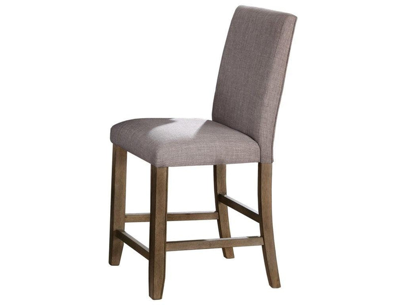 Crown Mark Manning Counter Height Dining Chair in Brown 2731S-24-NH (Set of 2)
