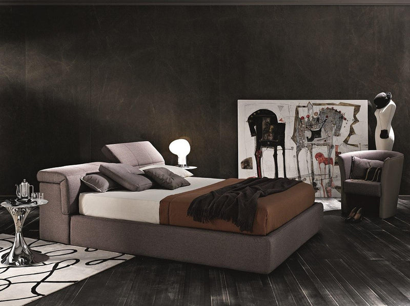 J&M Furniture Tower King Storage Bed in Taupe