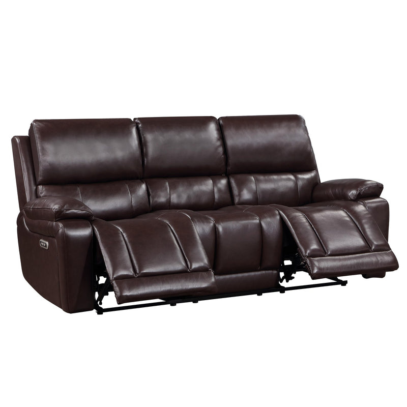 CICERO RECLINING SOFA-BROWN
