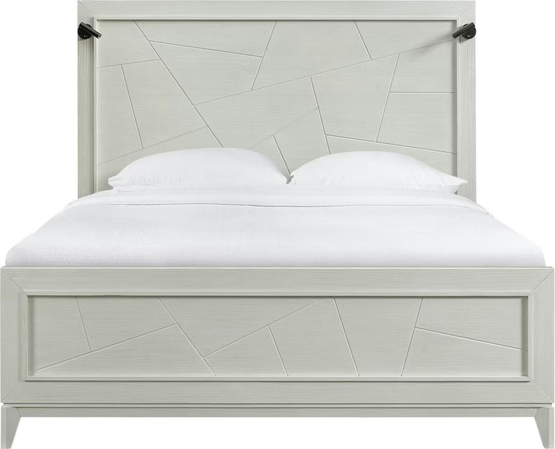 Elements International Artis Queen Storage Bed in White