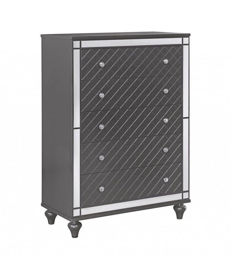 Crown Mark Refino Chest in Gray