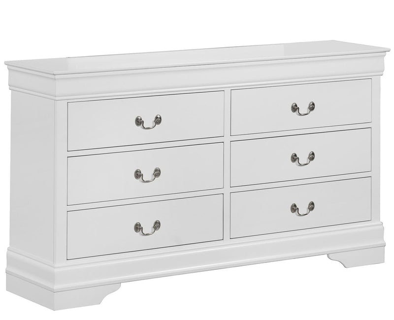 Crown Mark Louis Philip Dresser in White