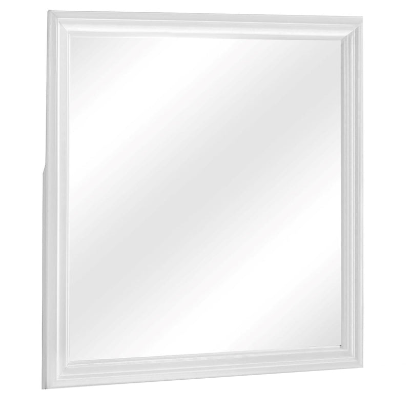 Crown Mark Louis Philip Mirror in White