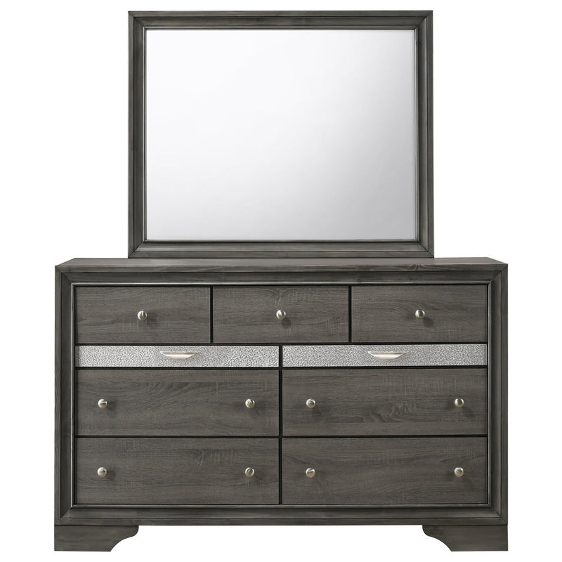 Crown Mark Regata Mirror in Grey