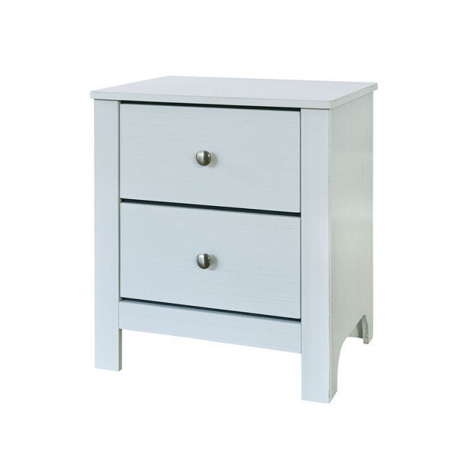 Elements International Catalina Youth Nightstand in White