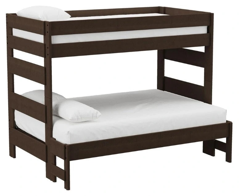 Elements International Cali Kids Twin over Full Bunk Bed in Brown