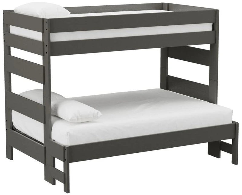 Elements International Cali Kids Twin over Full Bunk Bed in Sleek Gray