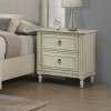 Elements International Gianna Youth Nightstand in White
