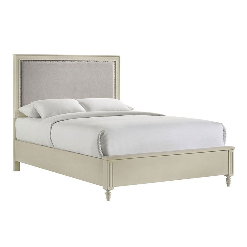 Elements International Gianna Youth Full Panel Bed in White