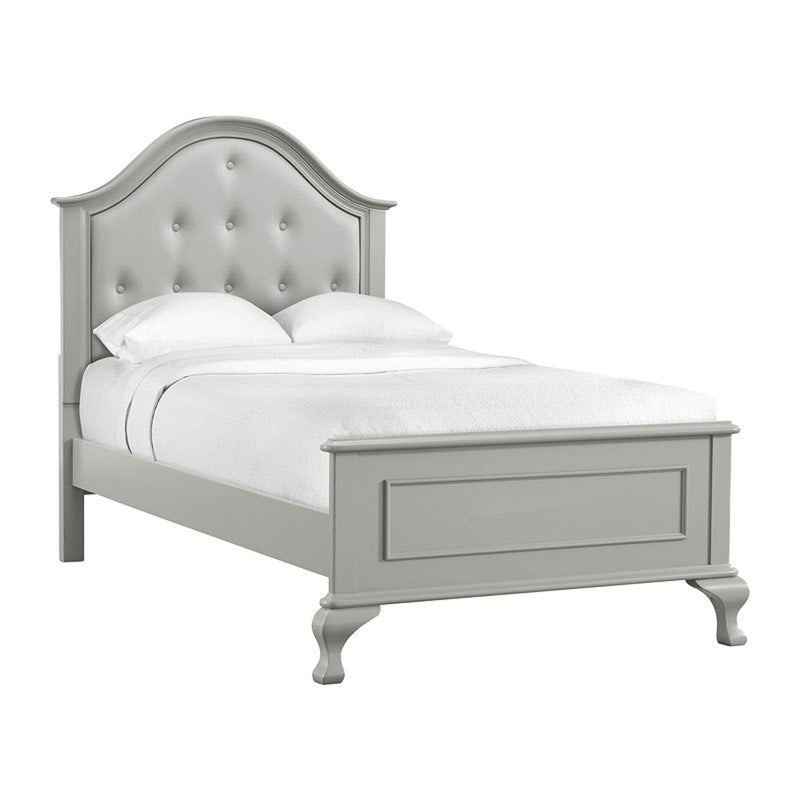 Elements International Jesse Youth Twin Panel Bed in Grey