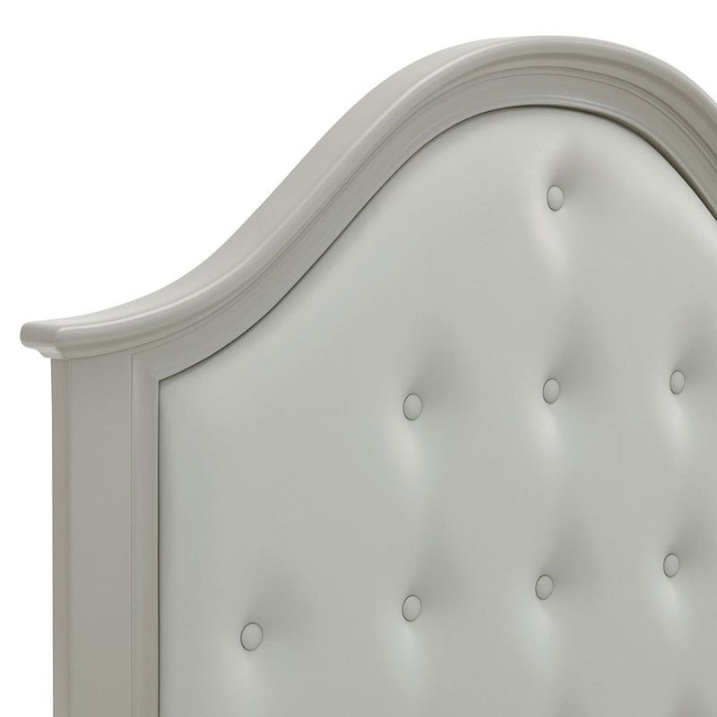 Elements International Jesse Youth Twin Panel Bed in Grey