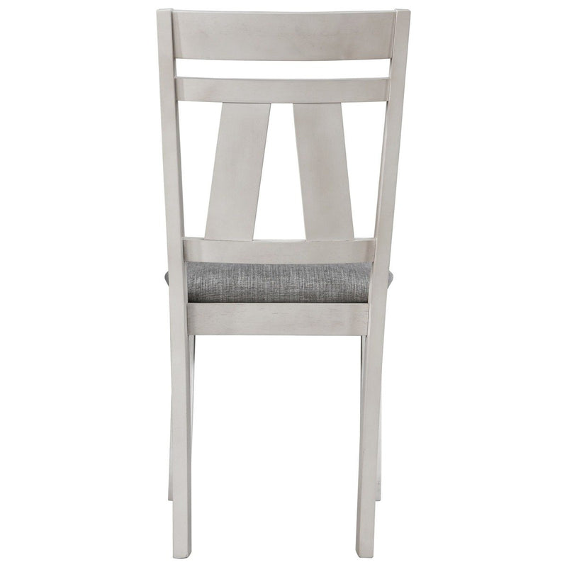 Crown Mark Maribelle Side Chair in Chalk/Grey (Set of 2)