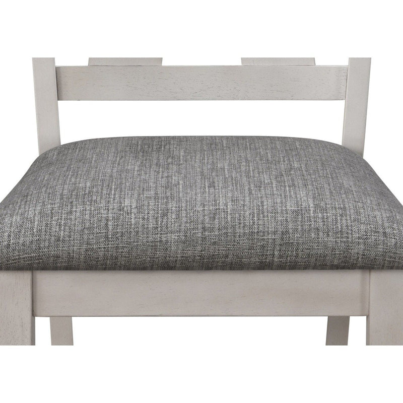 Crown Mark Maribelle Side Chair in Chalk/Grey (Set of 2)