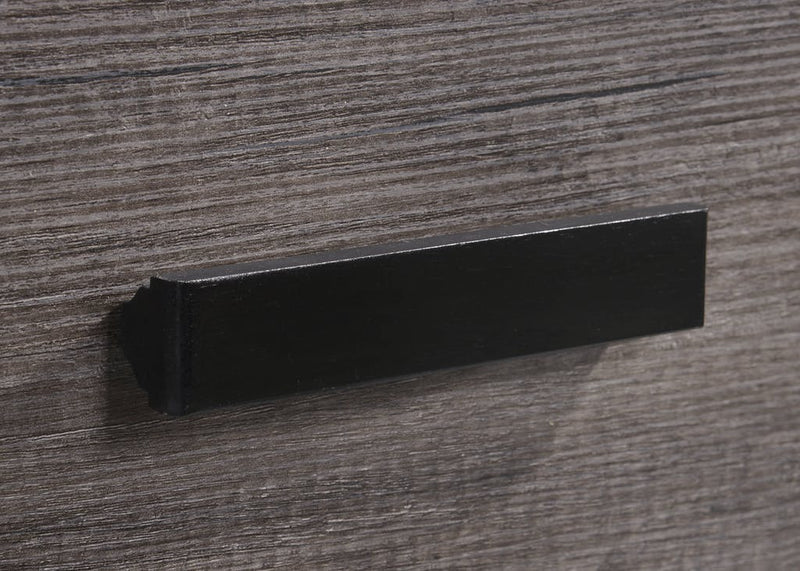 Elements International Nathan Night Stand in Gray Oak Lacquer