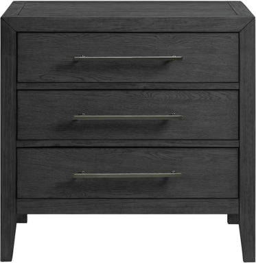 Elements International Versailles Nightstand in Black