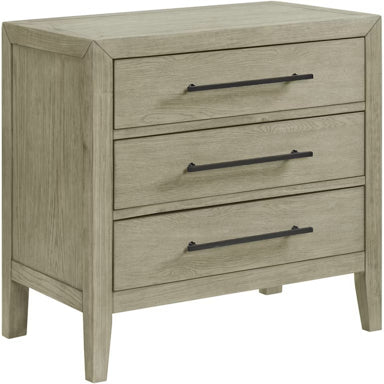 Elements International Versailles Nightstand in Grey