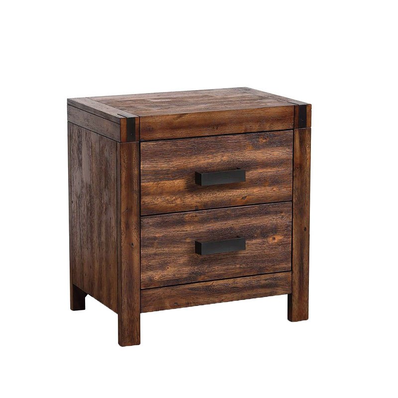 Elements International Warner Youth Nightstand in Chestnut