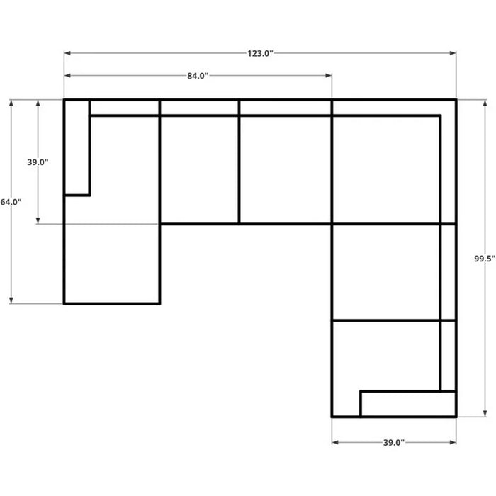 1310 Sectional Cream