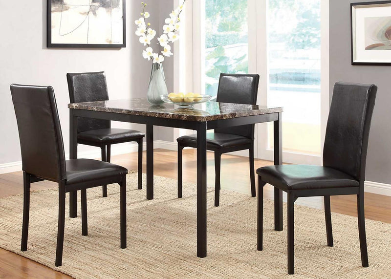 DINING TABLE & 4 CHAIRS