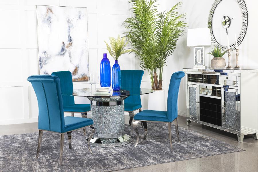 Bling dining table and chairs cheap