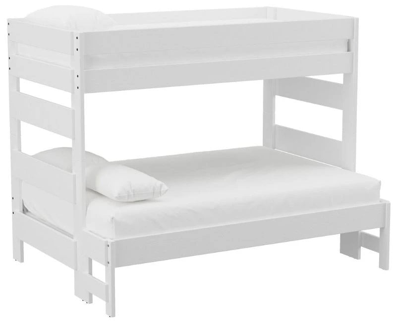 Elements International Cali Kids Twin over Full Bunk Bed in White