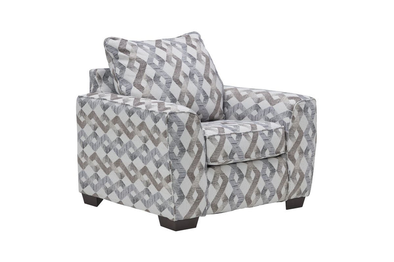 1250 Accent chair in Roman Steel