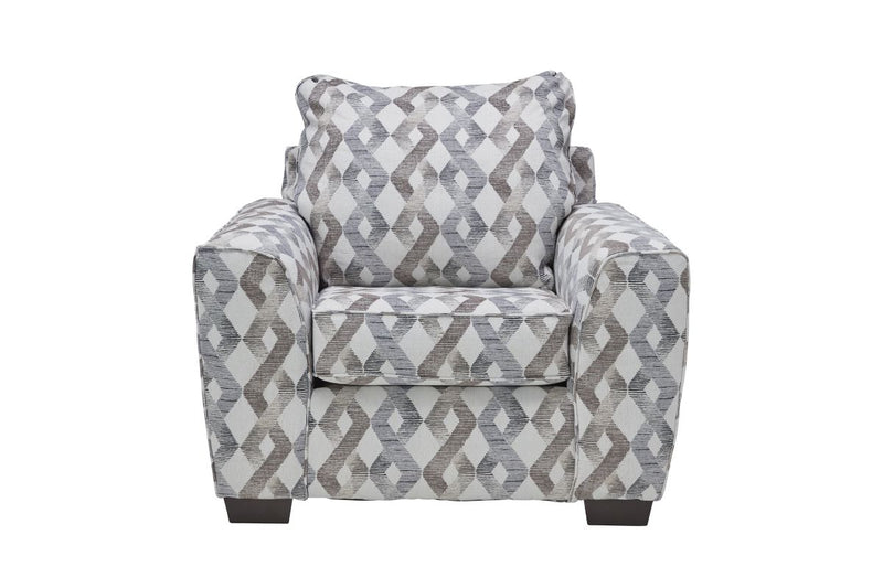 1250 Accent chair in Roman Steel