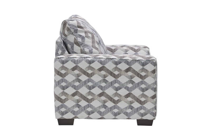 1250 Accent chair in Roman Steel