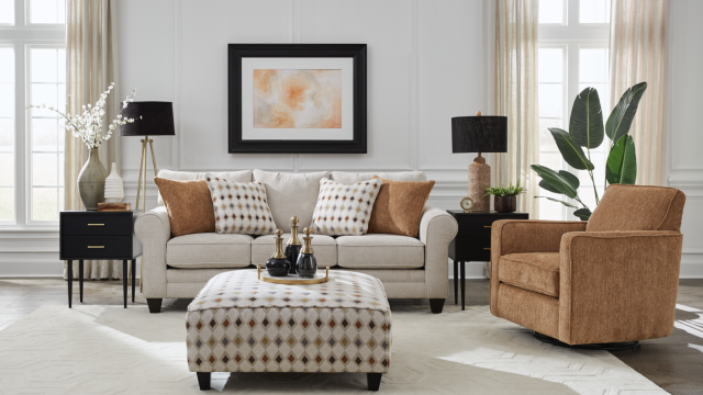 Wowza Sand Living Room Set