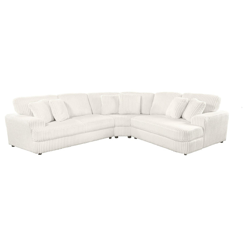 Emberson Upholstered Modular Sectional Sofa Ivory