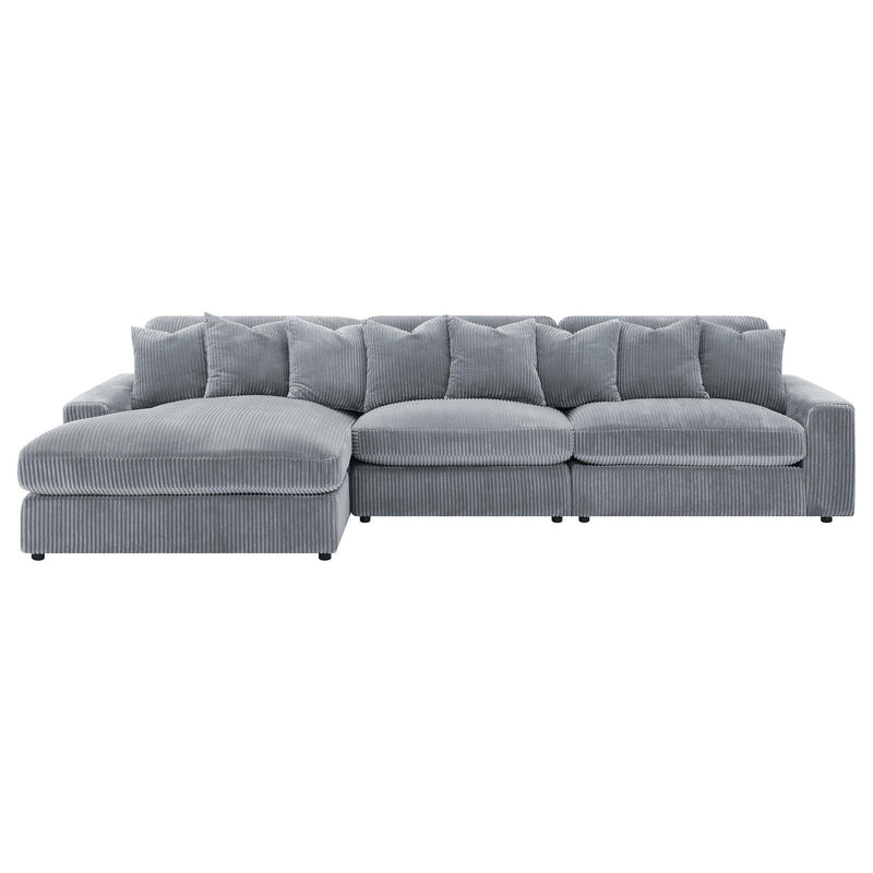 Blaine Upholstered Reversible Chaise Sectional Sofa