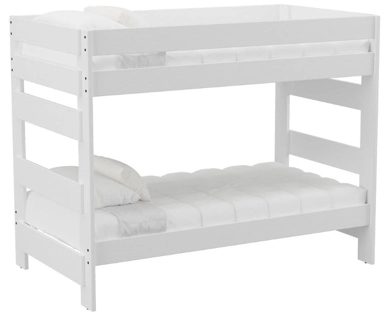 Elements International Cali Kids Twin over Twin Bunk Bed in White