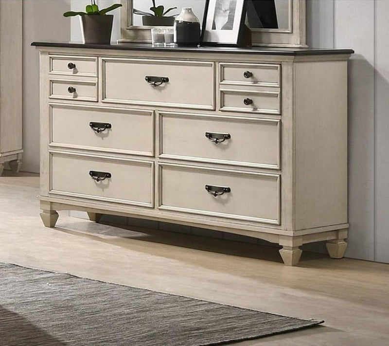 Crown Mark Sawyer Dresser in Two-Toned