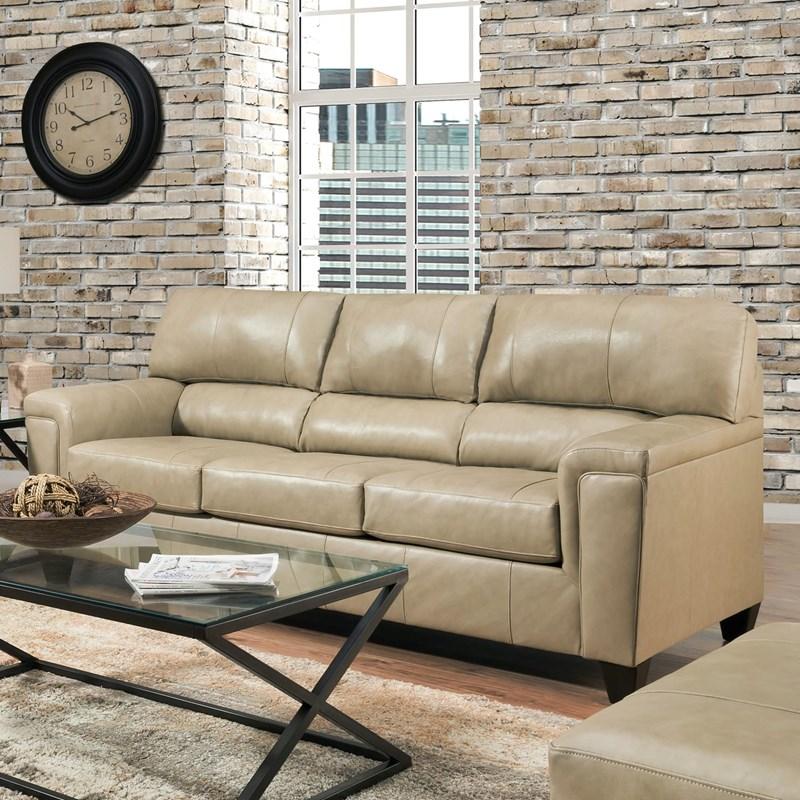 12083 Leather Sofa
