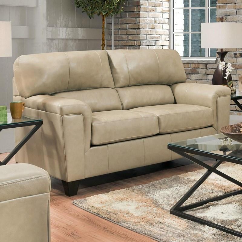 12083 Leather Sofa