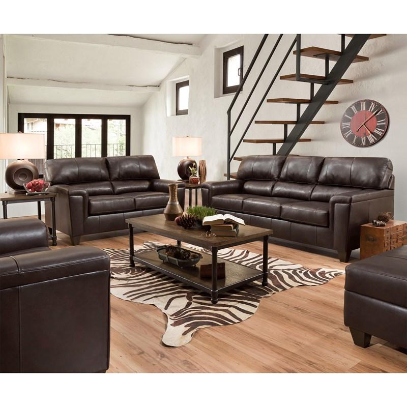 12083 Leather Sofa