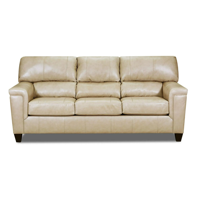 12038 LEATHER Sofa and Love in Putty