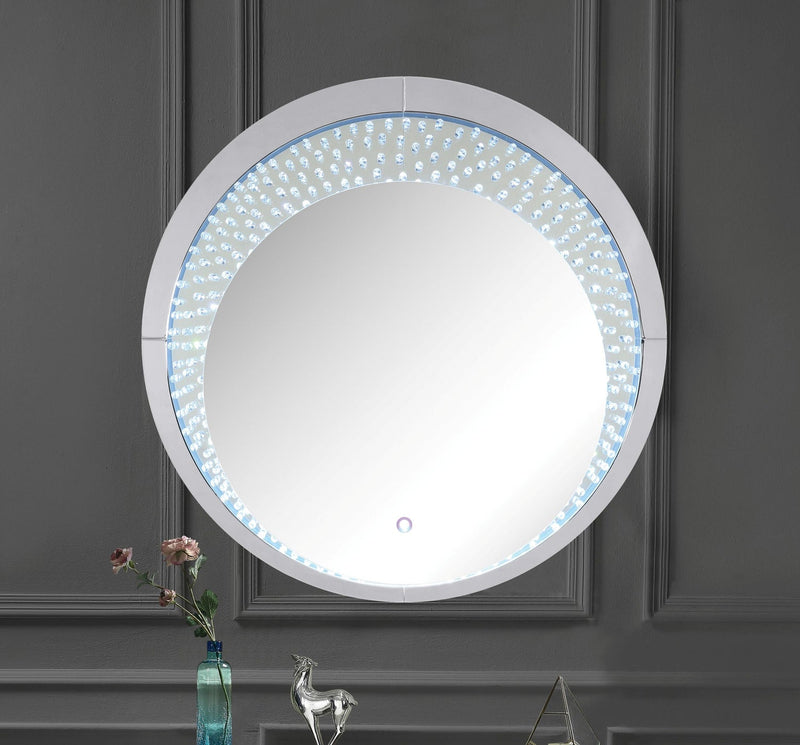 Nysa Mirrored & Faux Crystals Wall Decor (LED)