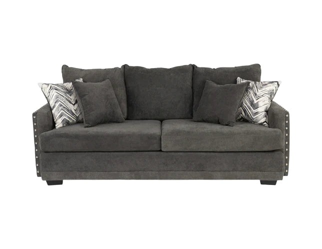1680 Sofa & Loveseat /nailhead trim Livingroom set