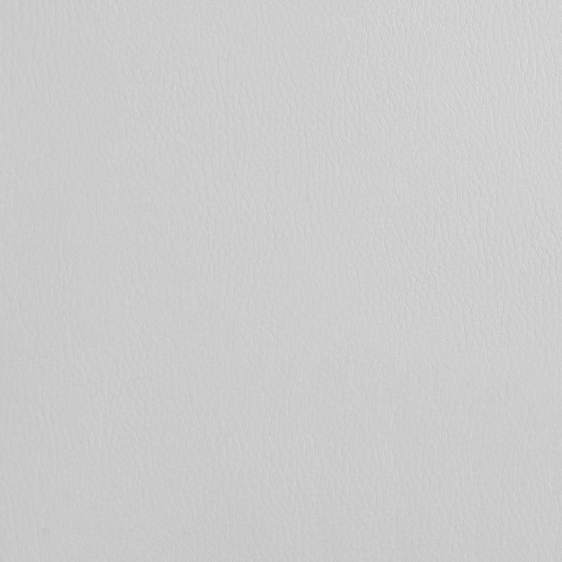 Bowman Round Upholstered Ottoman White