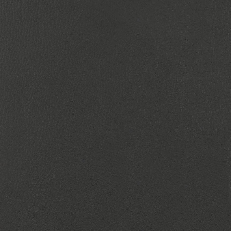 Bowman Round Upholstered Ottoman Grey