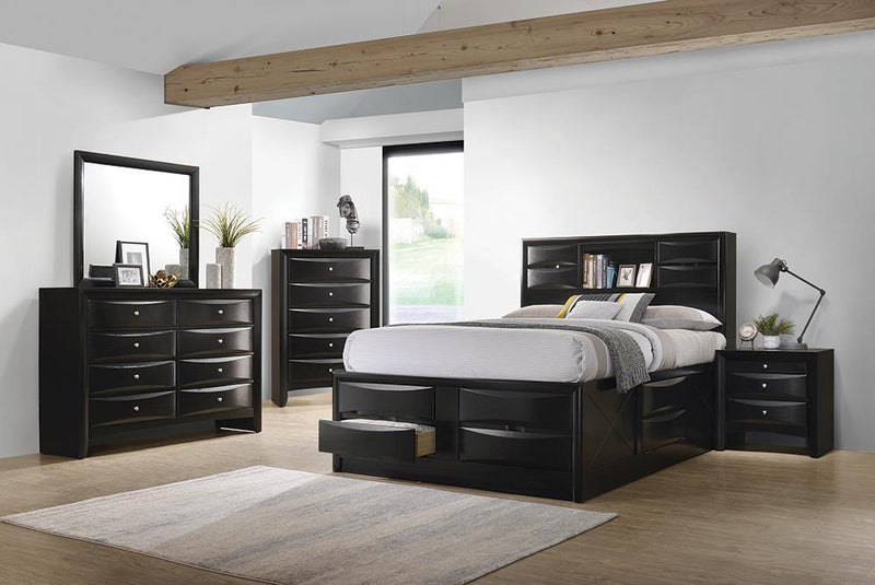 Briana Panel Bedroom Set with Sleigh Headboard