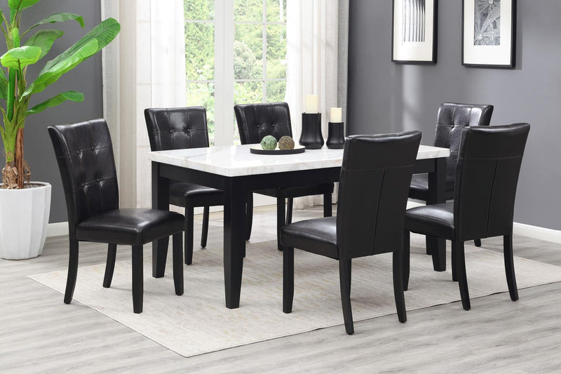 DINING TABLE & 6 CHAIRS